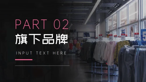 服装品牌纺织企业介绍通用PPT模板