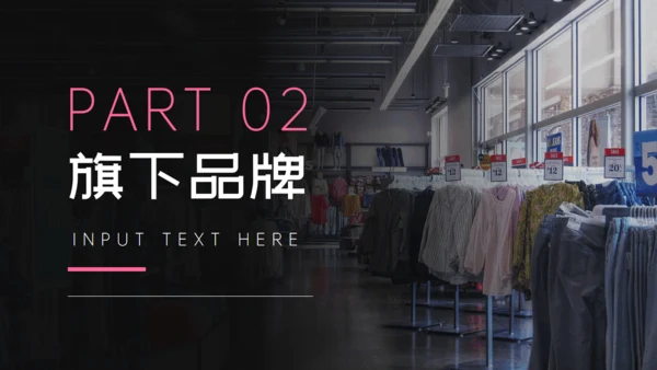 服装品牌纺织企业介绍通用PPT模板