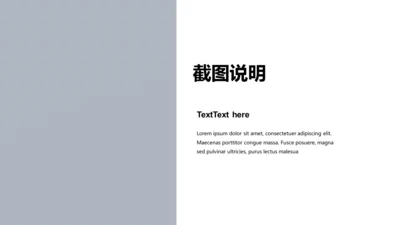 扁平PPT截图说明