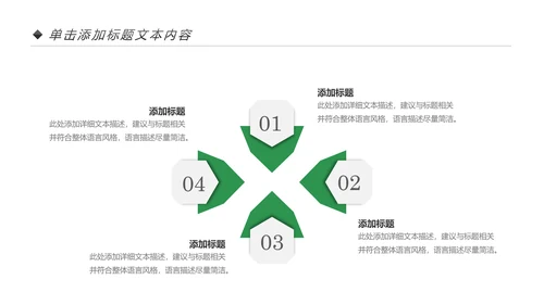 绿色清新桂林山水甲天下旅游景点宣传PPT模板