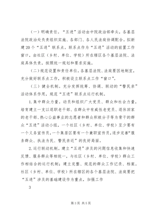 五进活动实施方案.docx