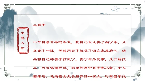 骆驼祥子重要知识点讲解通用PPT模板