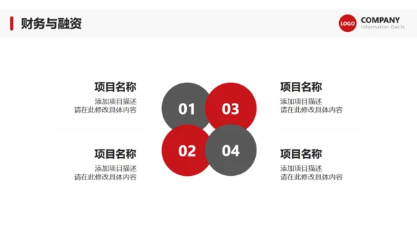 商业计划书红色简约公司企划通用PPT模板