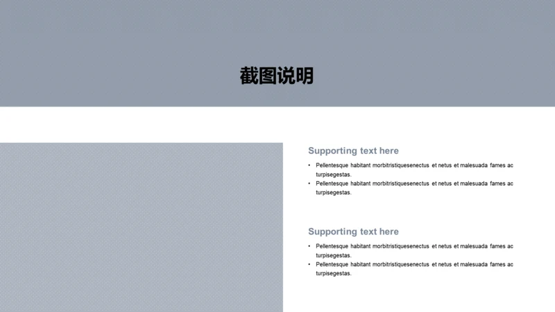 扁平PPT截图说明