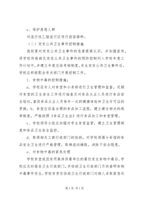 大井中心小学传染病突发公共卫生事件领导小组、组织机构.docx