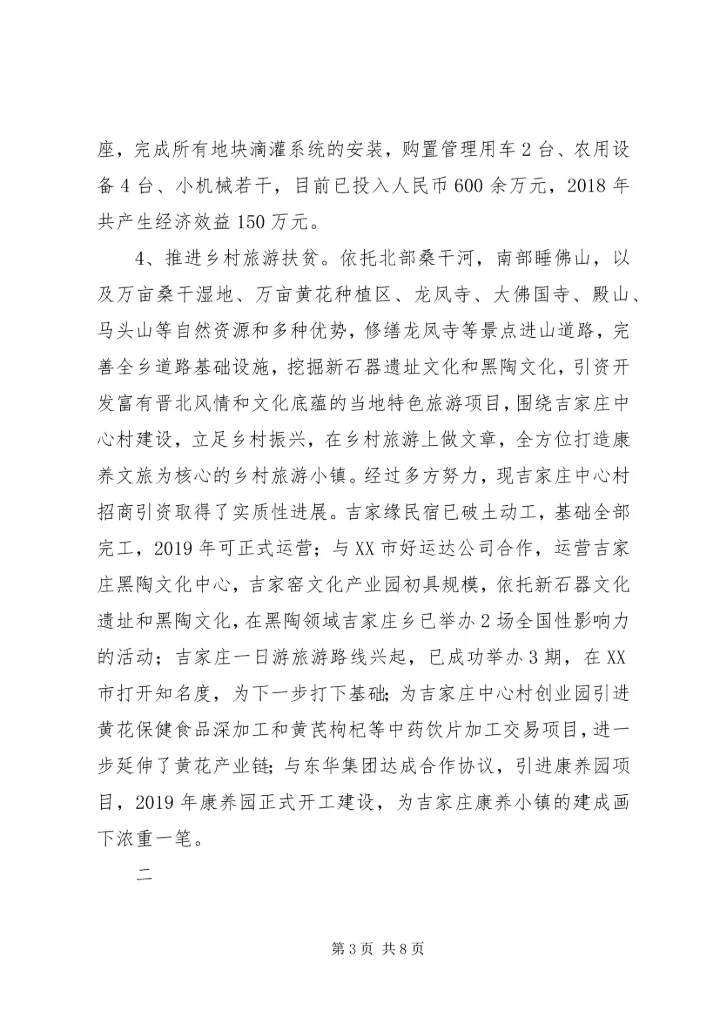 乡镇某年亮点工作总结精选2篇.docx