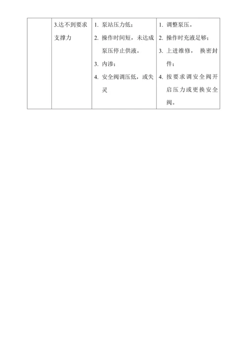 液压支架单伸缩立柱说明指导书.docx