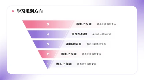 紫色小清新风班委学委竞选自我介绍PPT模板
