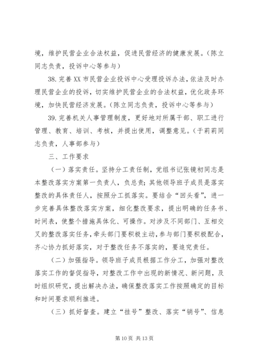 群众路线教育实践活动整改落实方案 (2).docx