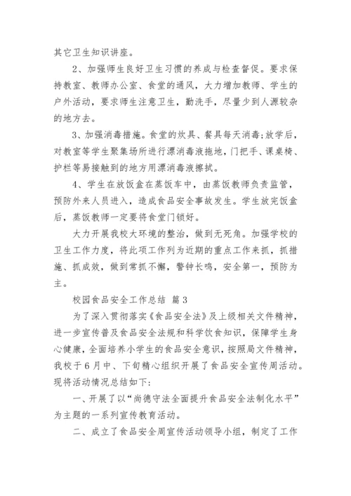 校园食品安全工作总结.docx