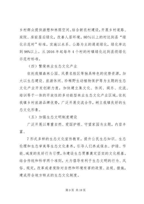 某市十三五林业发展规划 (5).docx