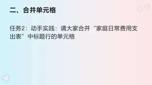 第二章活动2 编辑美化电子表格 课件(共20张PPT)