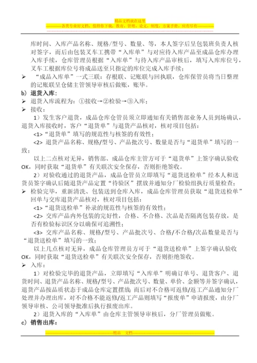 成品仓库管理规定.docx