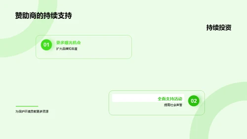 环保公益与赞助商共赢