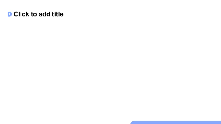 蓝色简约风办公PPT主题