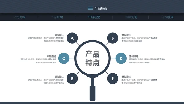 高端大气欧美风商业计划书ppt模板