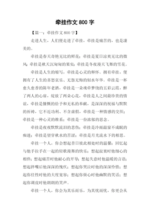 牵挂作文800字0.docx