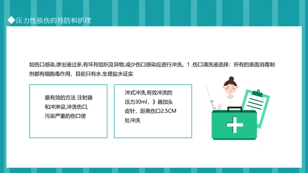 压力性损伤的预防和护理专业PPT模板