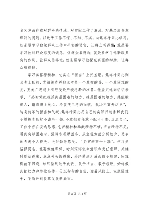 学习焦裕禄精神心得体会 (17).docx