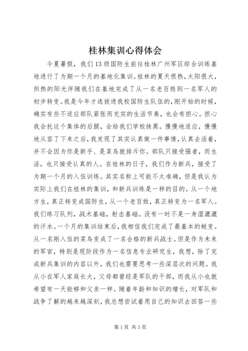 桂林集训心得体会.docx