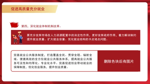 学习重要领导促进高质量充分就业专题党课PPT