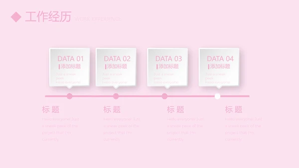 粉色小清新护士专用幻灯片动态PPT模板