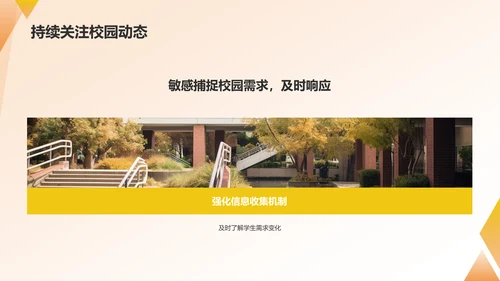 橙色商务学生会工作总结PPT模板
