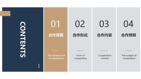 商务风企业品牌合作方案