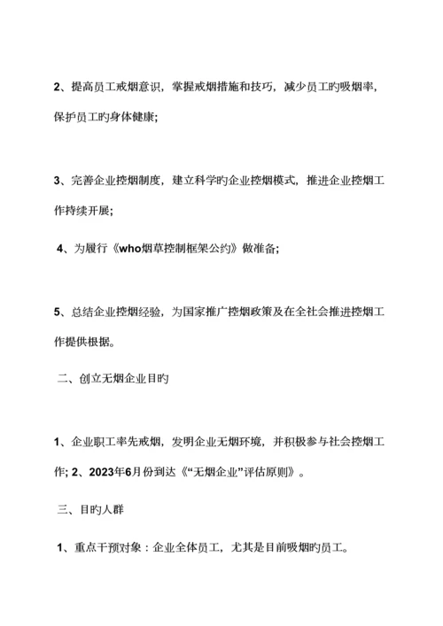 单位控烟实施方案.docx