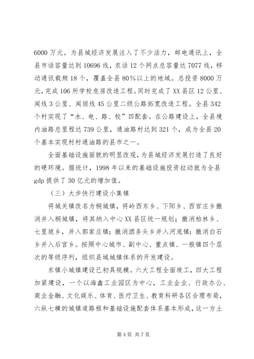 县扶贫开发与推进小城镇建设的调研报告 (2).docx