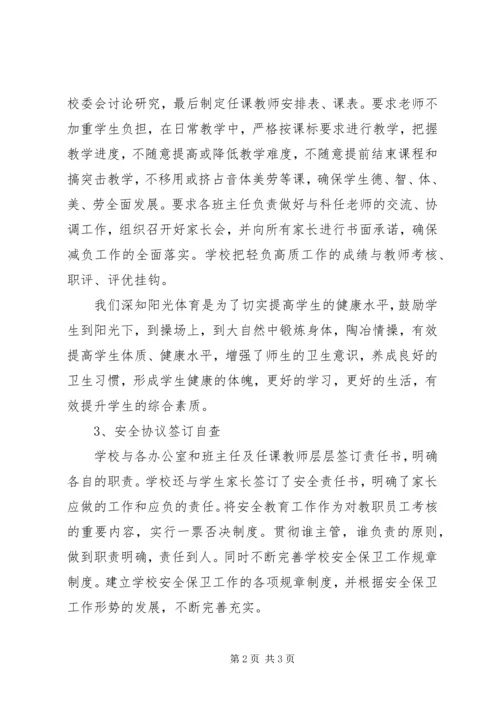开学工作督导自查报告范文.docx