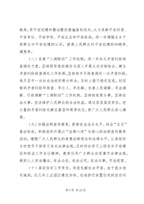 平安建设存在问题的整治整改总结.docx
