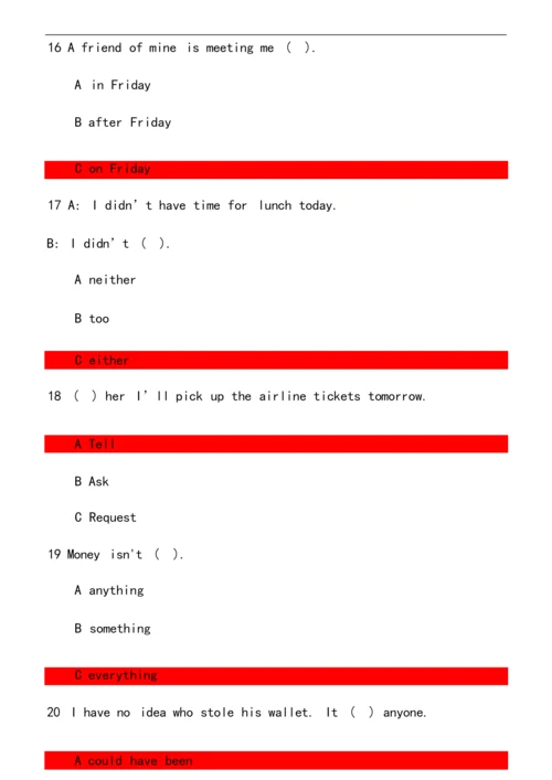 20秋学期《大学英语(二)》在线作业 参考资料.docx