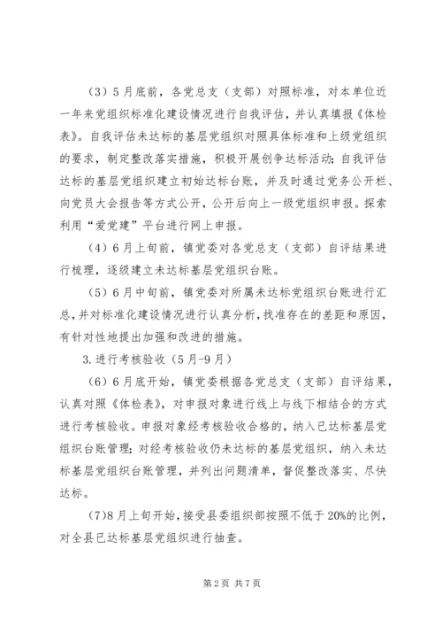 镇基层党组织标准化建设三年实施方案.docx