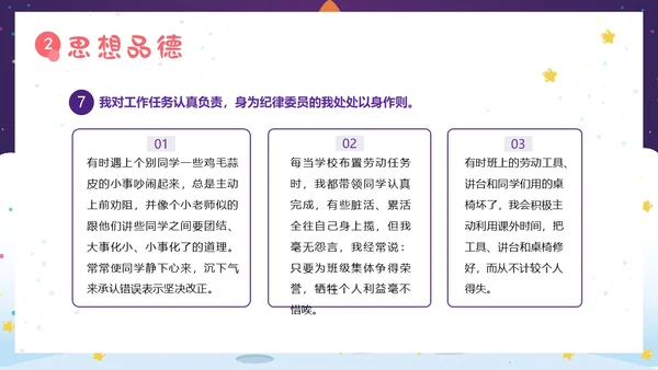 三好学生竞选中小学生三好学生竞选演讲PPT课件