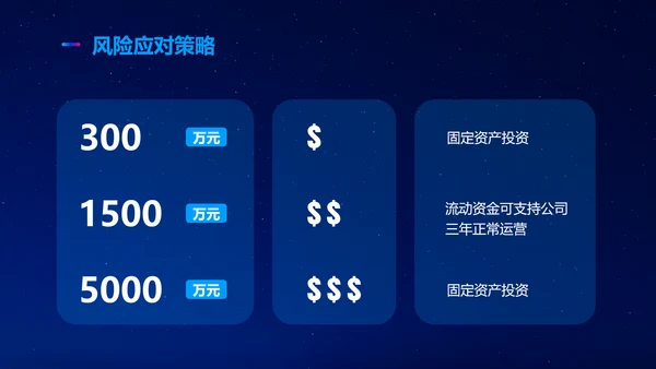 简约科技风星空商业计划书