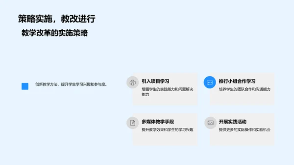 教学改革与实践活动PPT模板