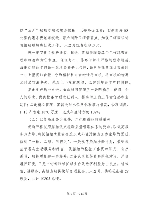 港航局年度工作总结和来年工作规划 (2).docx