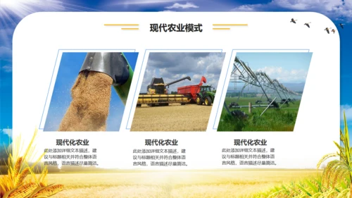 农业项目招商融资报告通用PPT模板