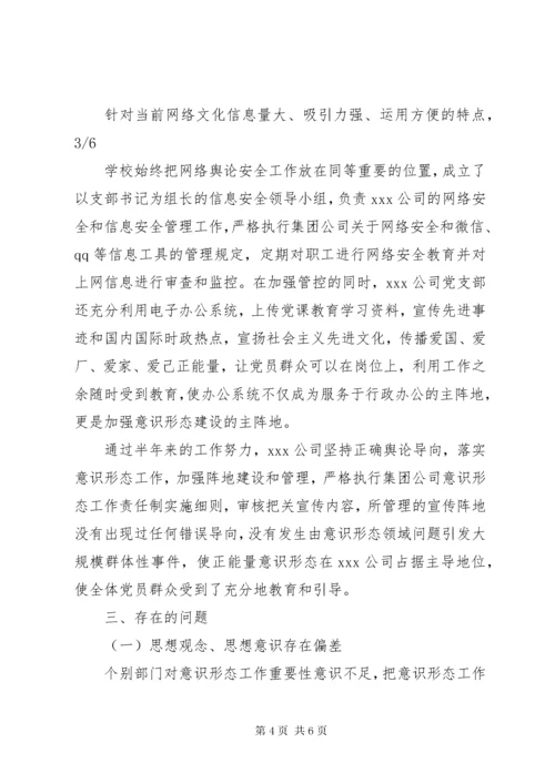 4某年党支部意识形态工作总结.docx