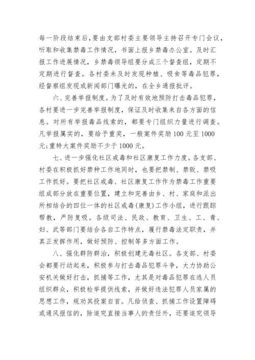 禁毒责任书范文.docx