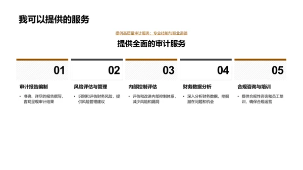 职业道德在会计岗位竞聘PPT模板