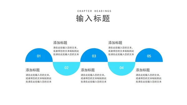 蓝色渐变风商务员工入职培训PPT模板