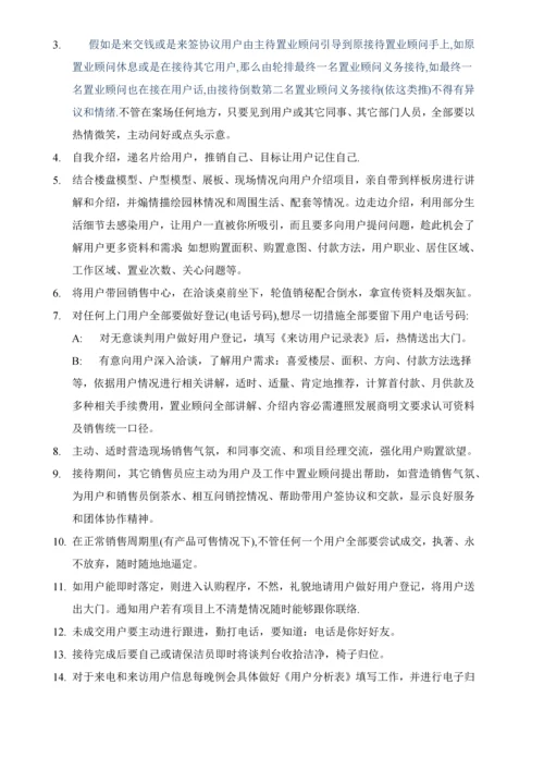 房地产综合项目案场标准规范管理新规制度完整版.docx