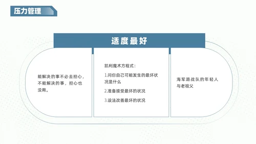 红蓝色商务风创意不规则形状自我管理员工培训内容PPT