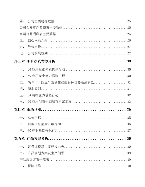 内江5G智慧医疗项目可行性研究报告参考范文