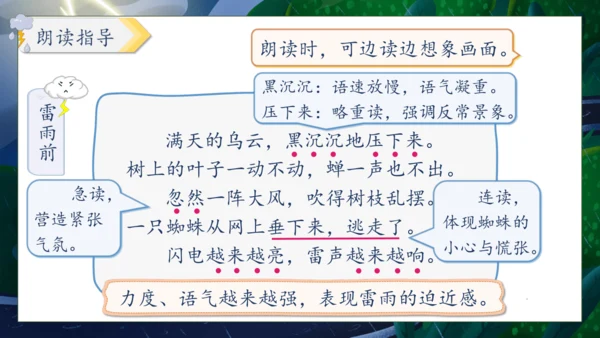 【核心素养】部编版语文二年级下册-16. 雷雨 第2课时（课件）