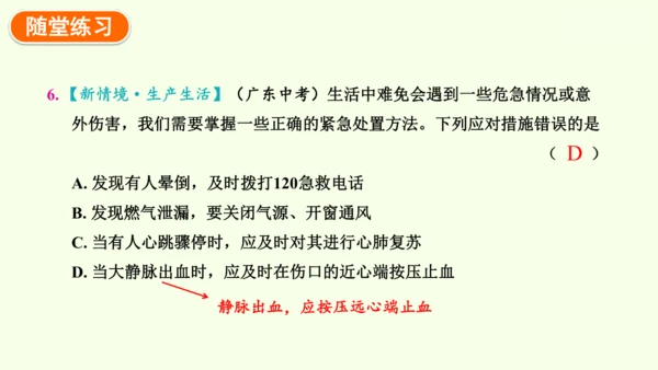 8.2用药与急救-八年级生物人教版下学期同步精品课件(共38张PPT)