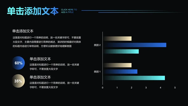 蓝色科技风渐变总结汇报通用PPT演示模板