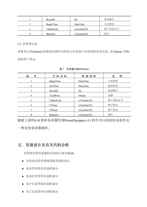 JAVA宾馆客房基础管理系统报告.docx